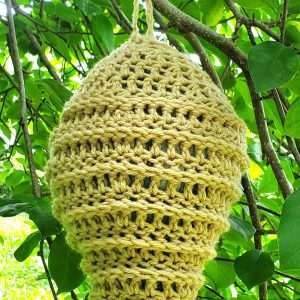 Crocheted Hornets Nest – Natural Wasp & Bee Deterrent