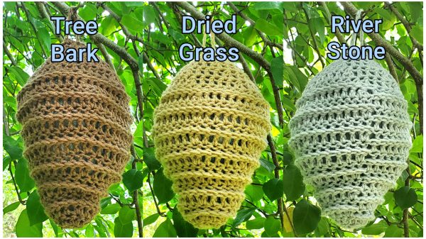 Crocheted Hornets Nest – Natural Wasp & Bee Deterrent - Image 4